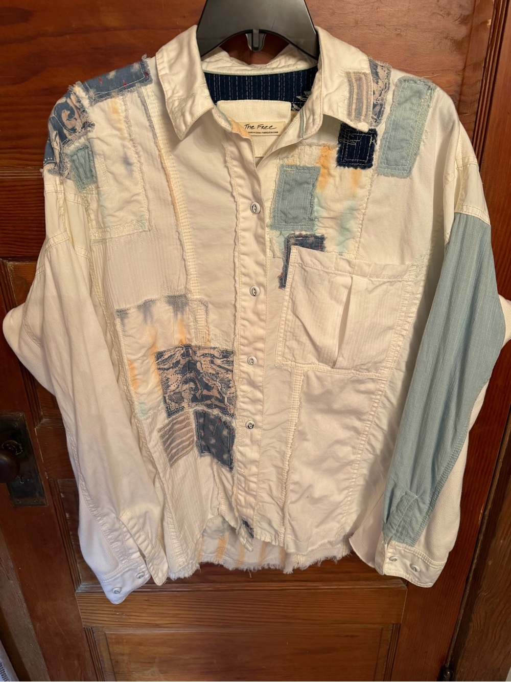 Free People Costa Bellana Patchwork Button up Shirt - Picture 4 of 9